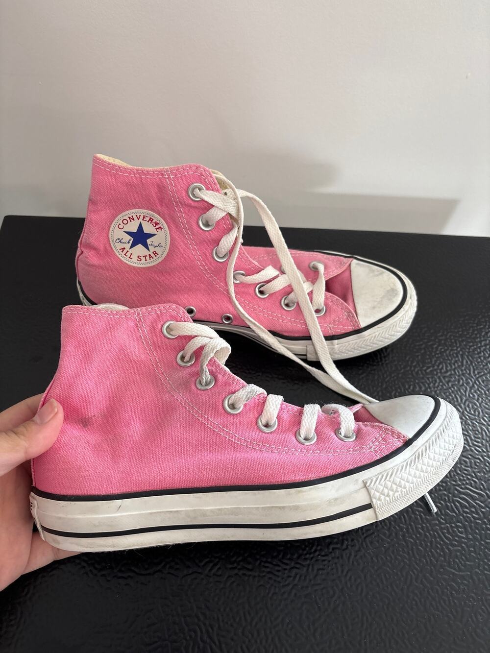 Converse Chuck Taylor High Top Sneakers Pink Size 6